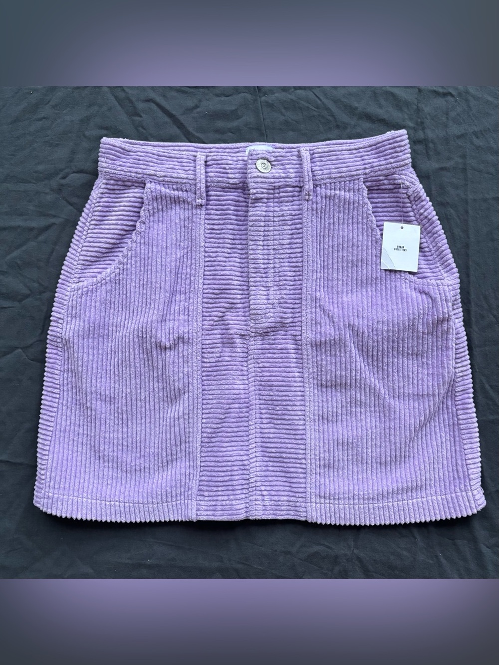 Urban Outfitters - Lilac Corduroy Mini Skirt
